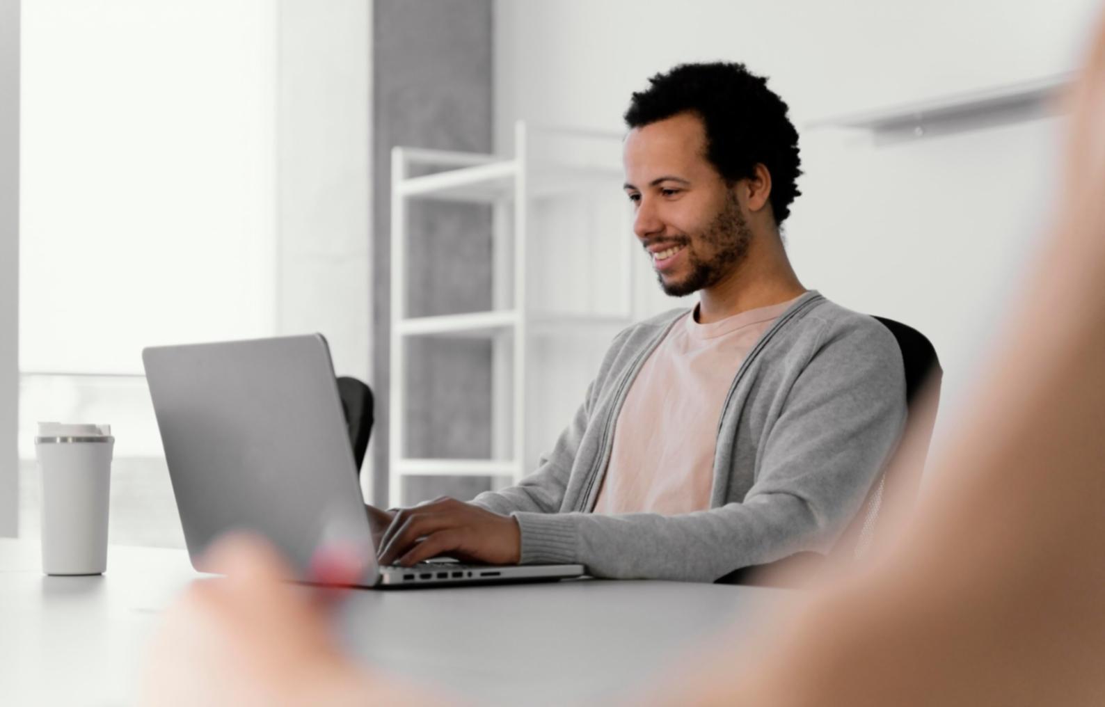 Financial analyst reviewing corporate data and building valuation models